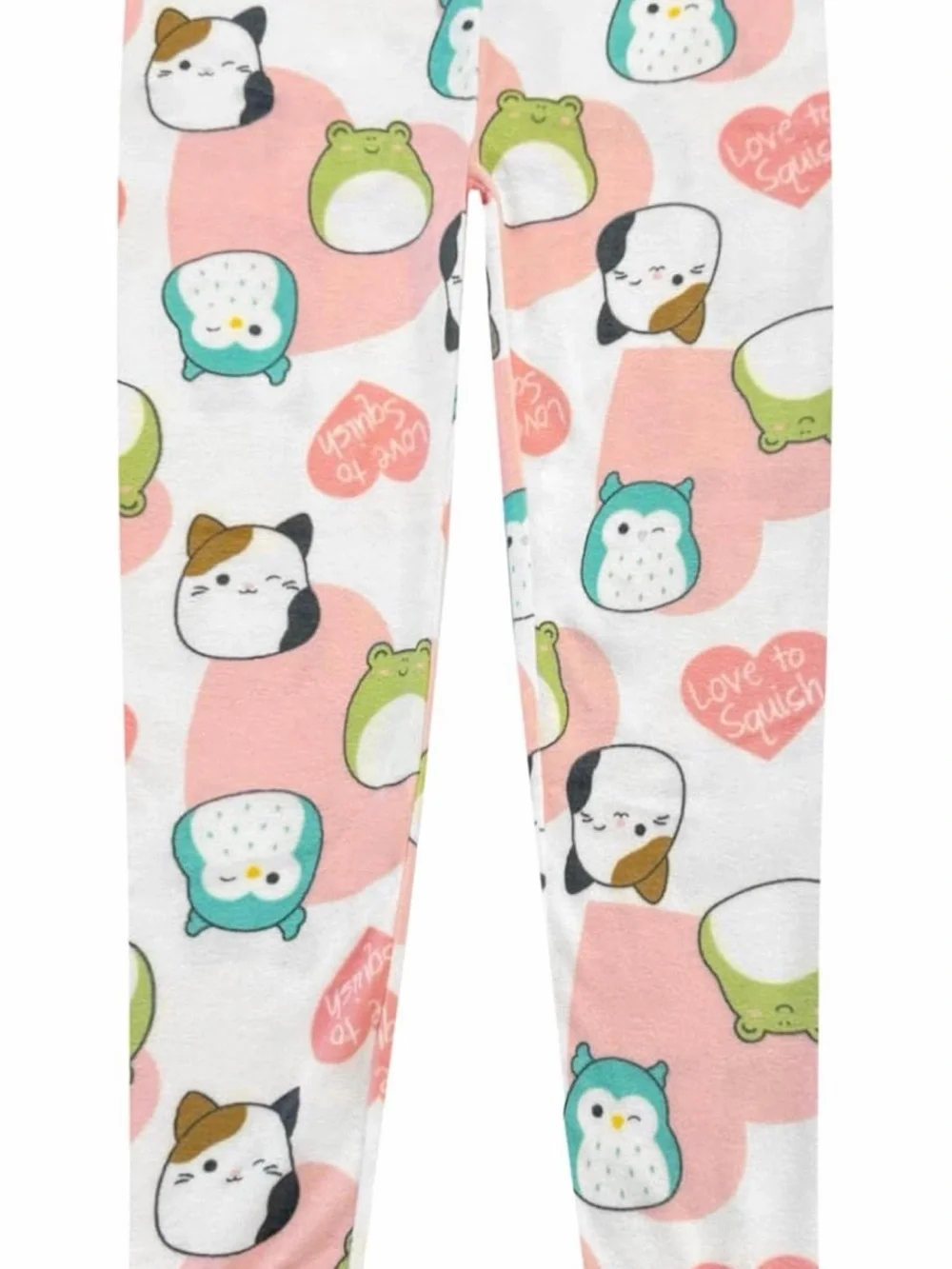 Squishmallows Pink & Teal Kids 2-Pack Pajama Set - Cute Character Print